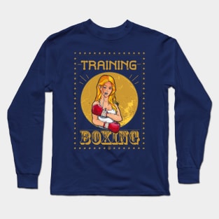 Boxing girl Long Sleeve T-Shirt